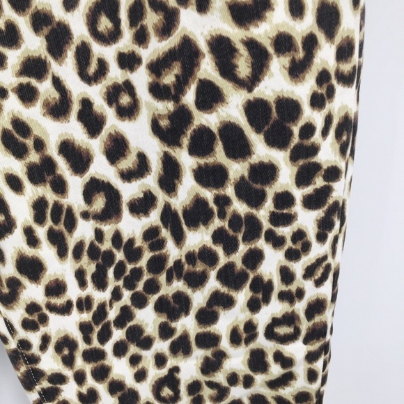 Frame Ali Ultra high rise skinny crop leopard print jeans cigarette new 26 - Picture 8 of 13